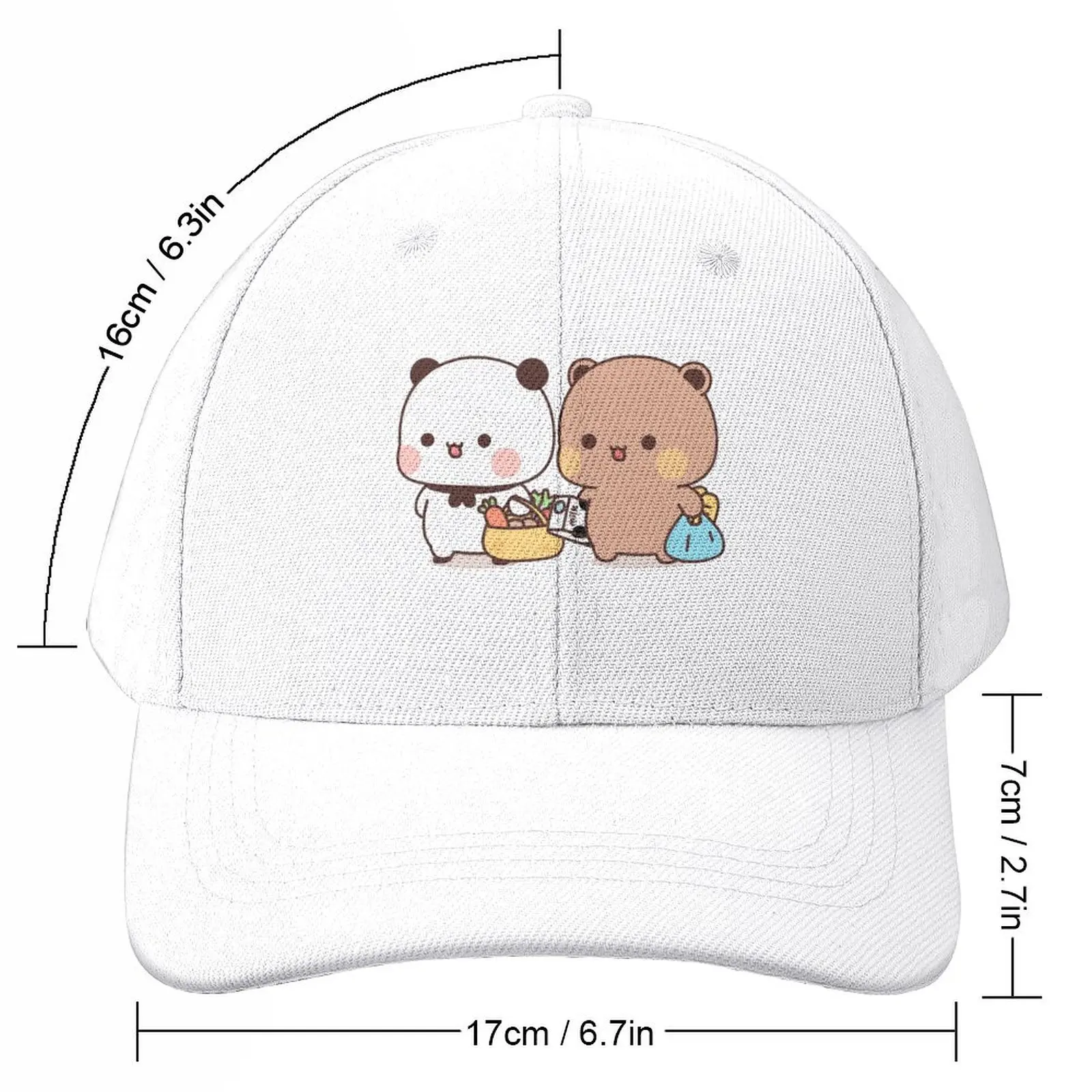 Cute Bubu And Dudu Go To Grocery Together Baseball Cap western Hat birthday Streetwear Caps Male Women's