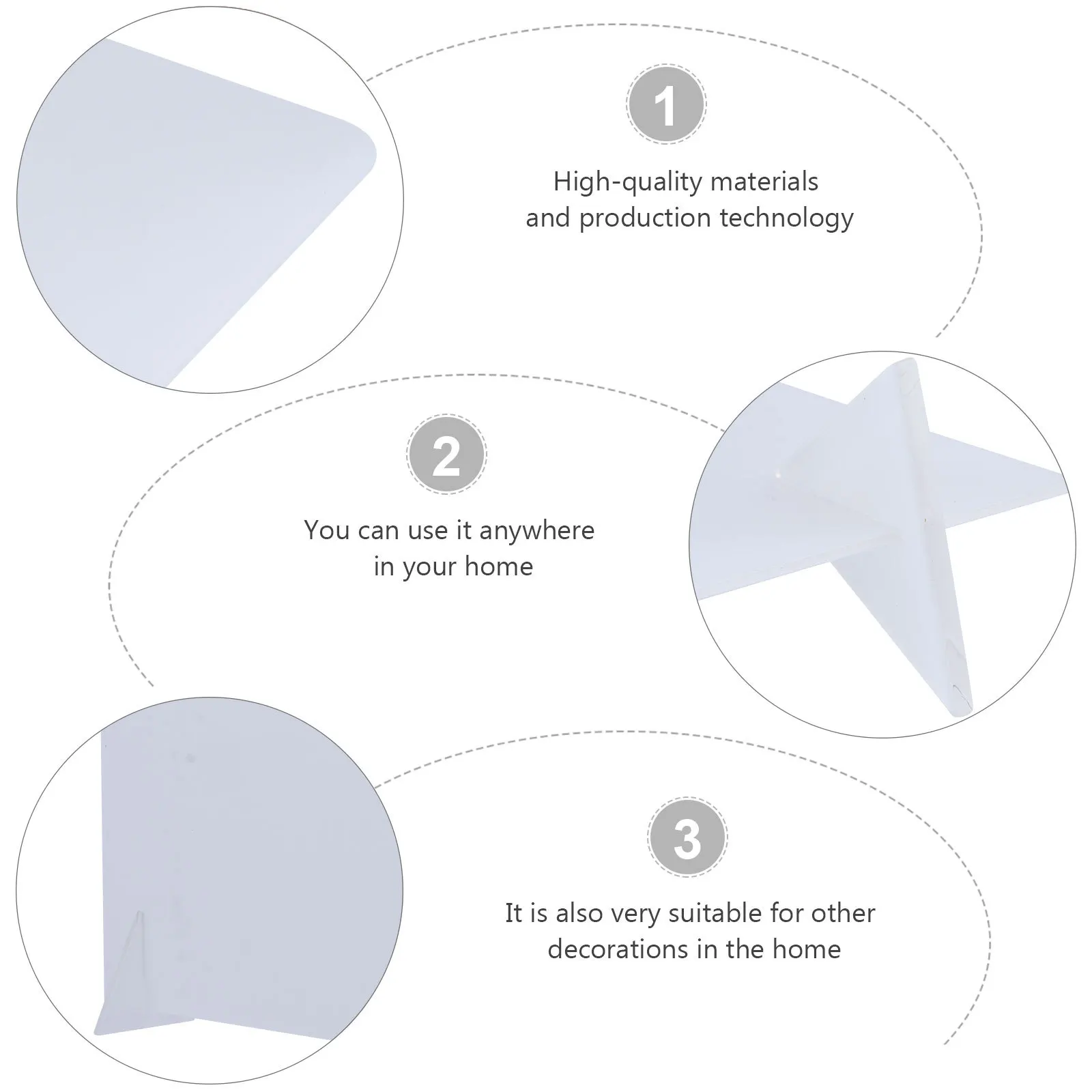 1Pcs Creative Transparent Message Board Acrylic Note Board for School Student Sketchpad School Supplies