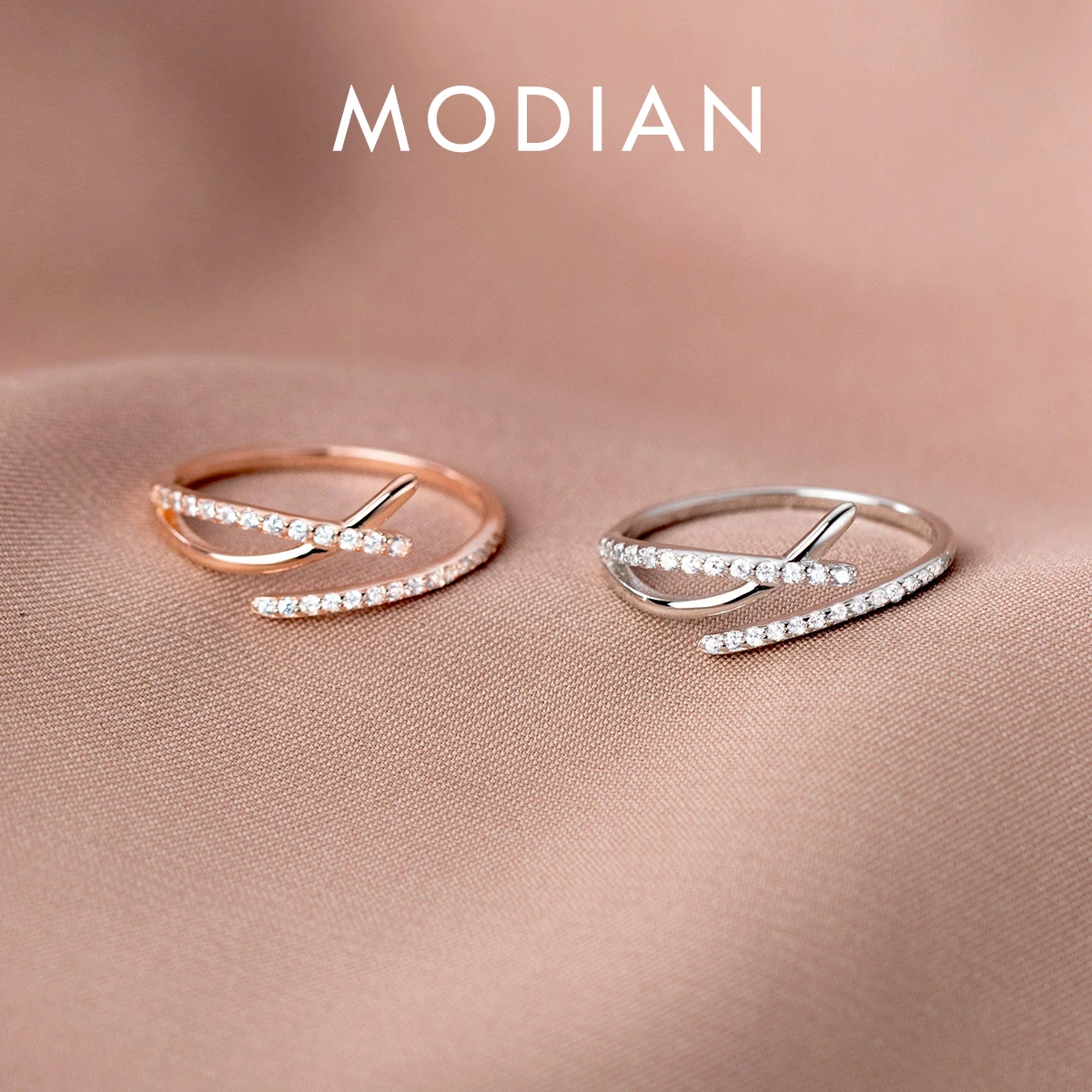 

Modian сверкающее прозрачное кольцо с геометрическим крестом и буквой X в форме буквы X, открытое регулируемое кольцо из стерлингового серебра 925 пробы для женщин, ювелирные изделия, подарок