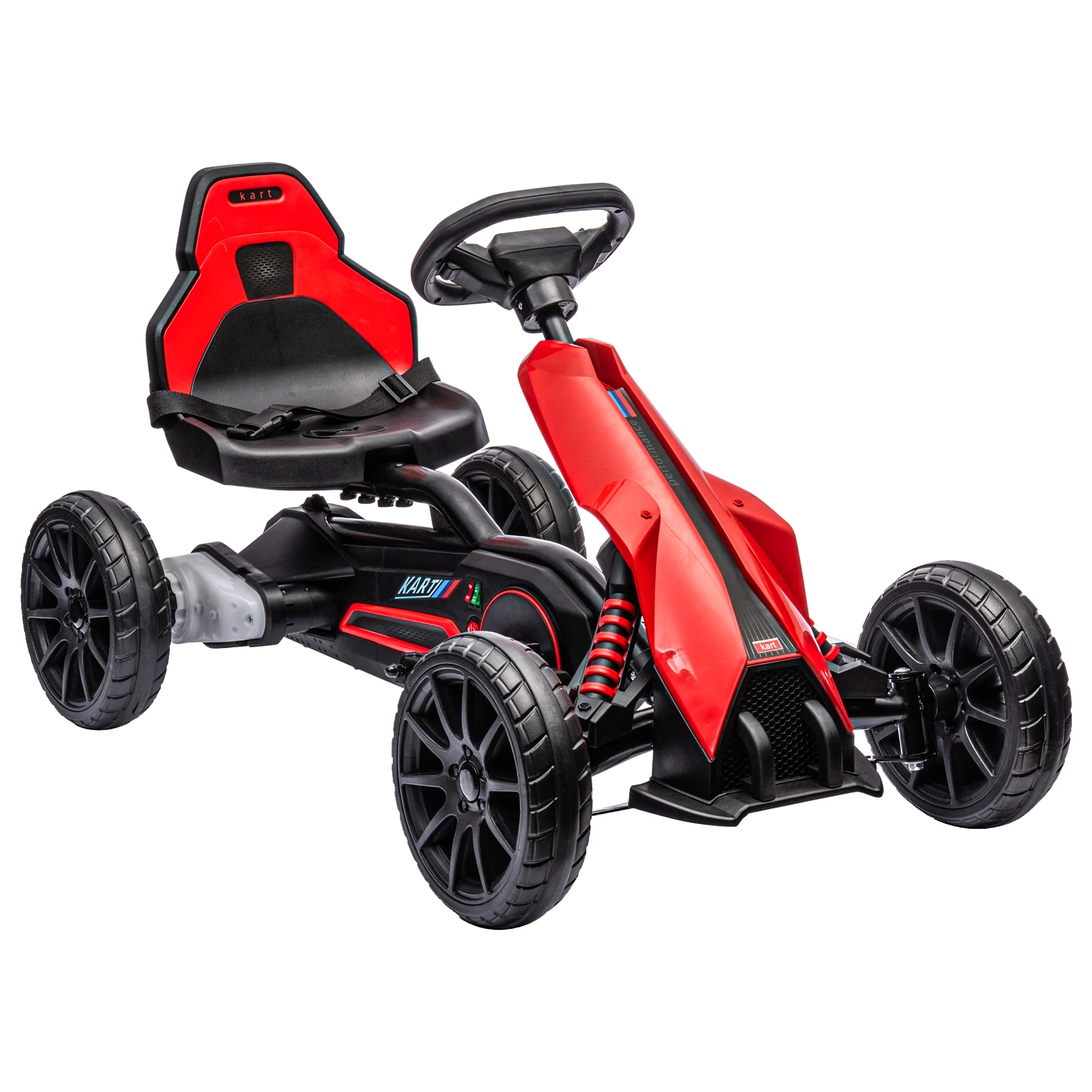 HOMCOM Go Kart electric car for 3 to 8 years old 100x58x58,5 cm red