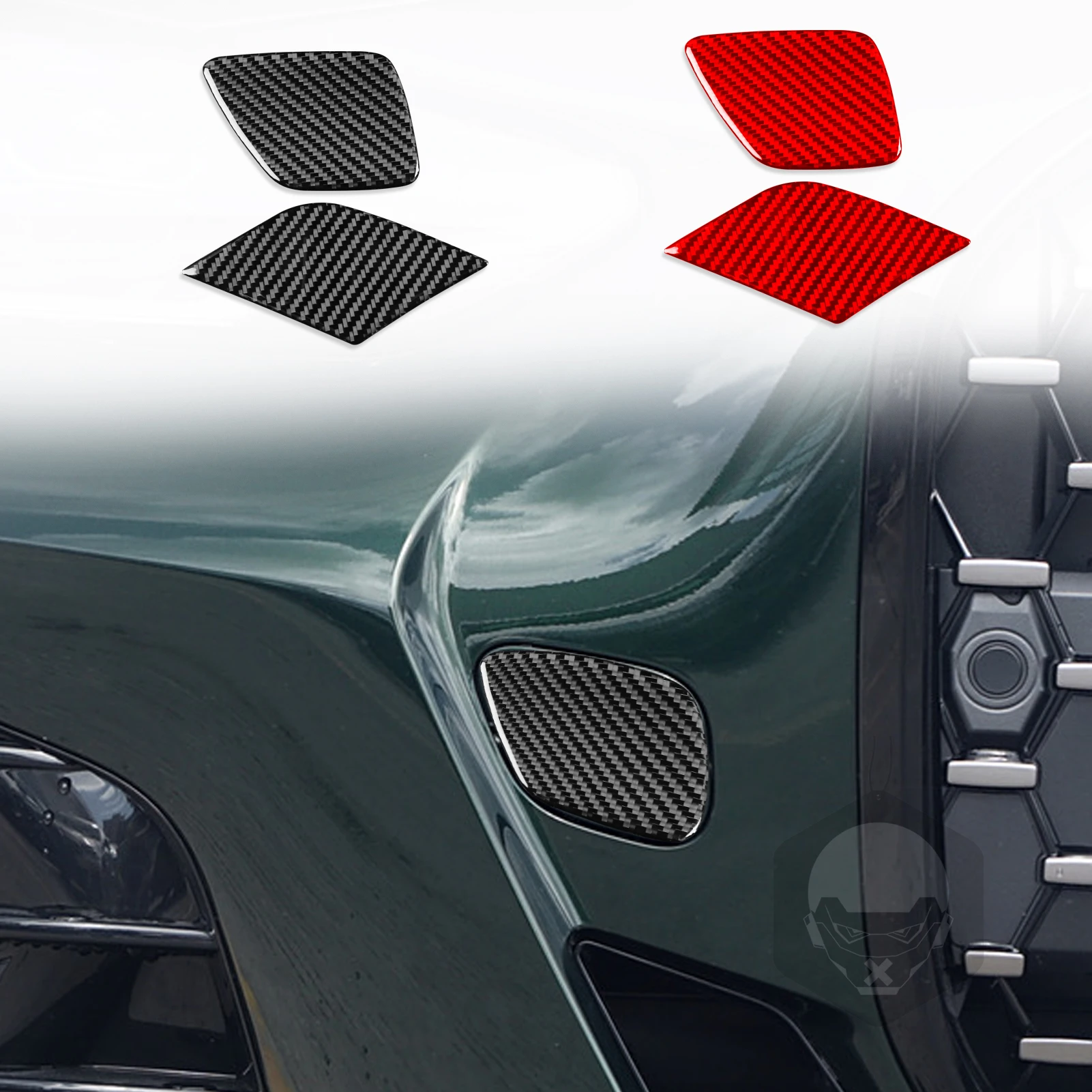 Real Soft Carbon Fiber For BMW 4 Series G26 Gran Coupe 2021-2026 Car Exterior Accessories Bumper Tow Hook Eye Cover Stickers