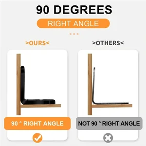 L Klammer Eckhalterung, Metallregale, Holzmöbel, Schränke, Stühle, Schubladen, 80 Schrauben, 40 Prozent 10 Hauptverkauf Pega Canto - №7