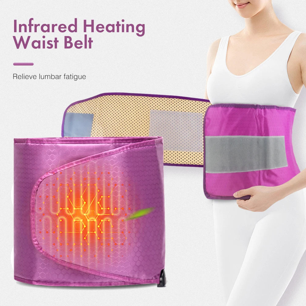 

Electric Sauna Heating Belt Far-infrared Vibration Warm Palace Waist Massager Relax Relief Lumbar Fatigue Weight Loss Fat Burner