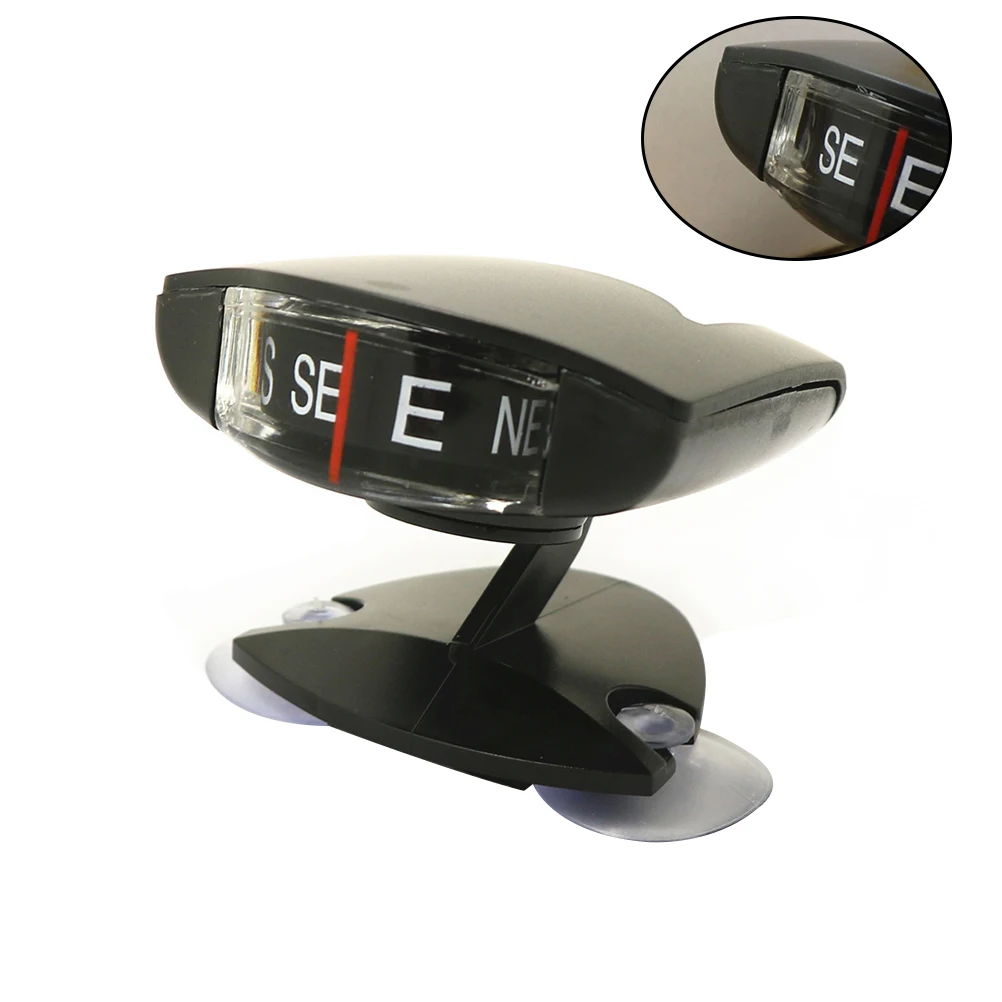 

Auto Mini Compass Ball with Adhesive Base Universal Suction Cup for Car Dashboard Navigation Car Compass Direction Guide Ball