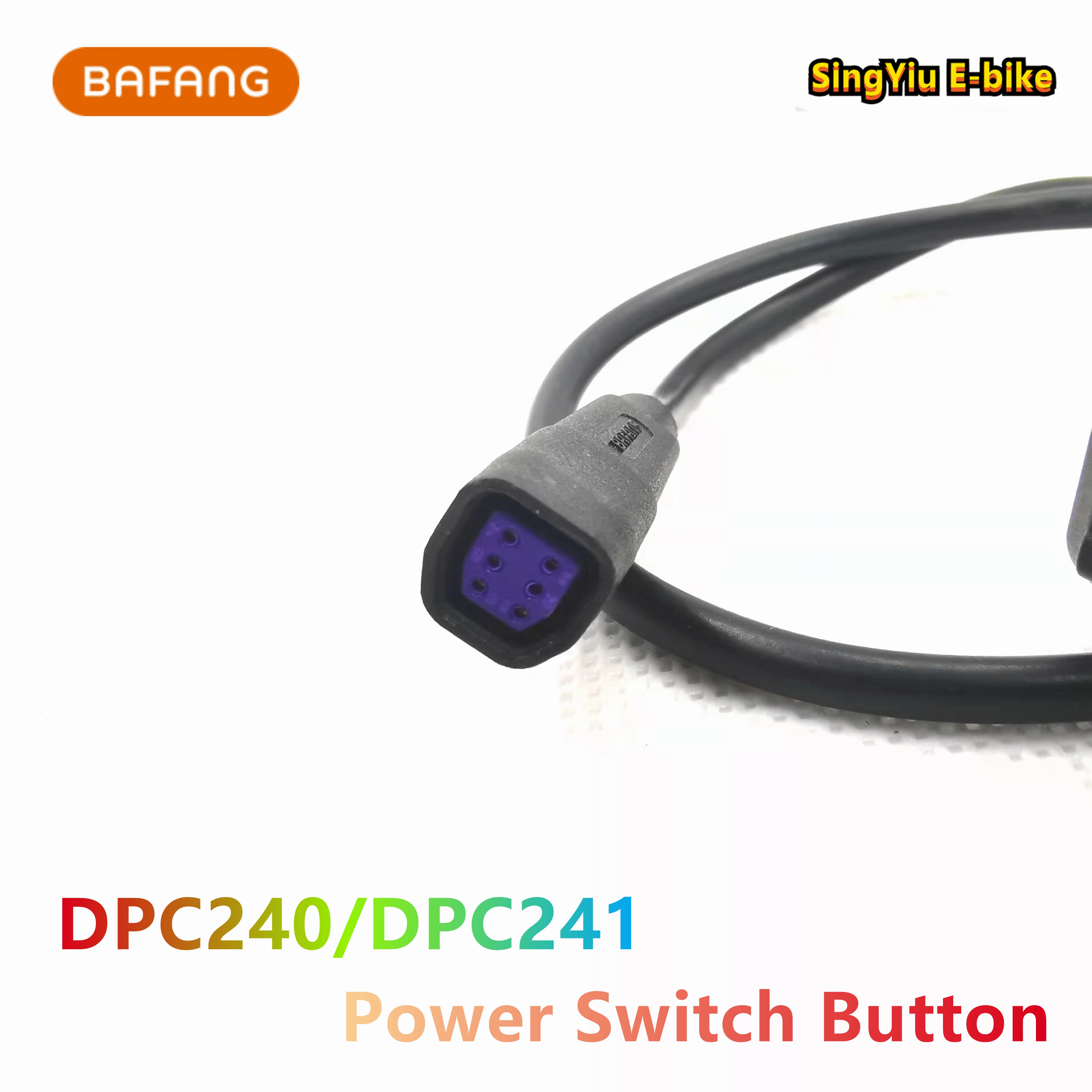 Baofang-power button switch for e-bike, display accessories, dpc240 support, DP C240/241