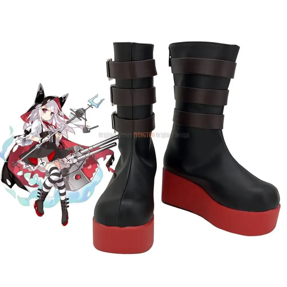 

Erebus Boots Cosplay Azur Lane Erebus Cosplay Shoes Platform Boots Custom Made