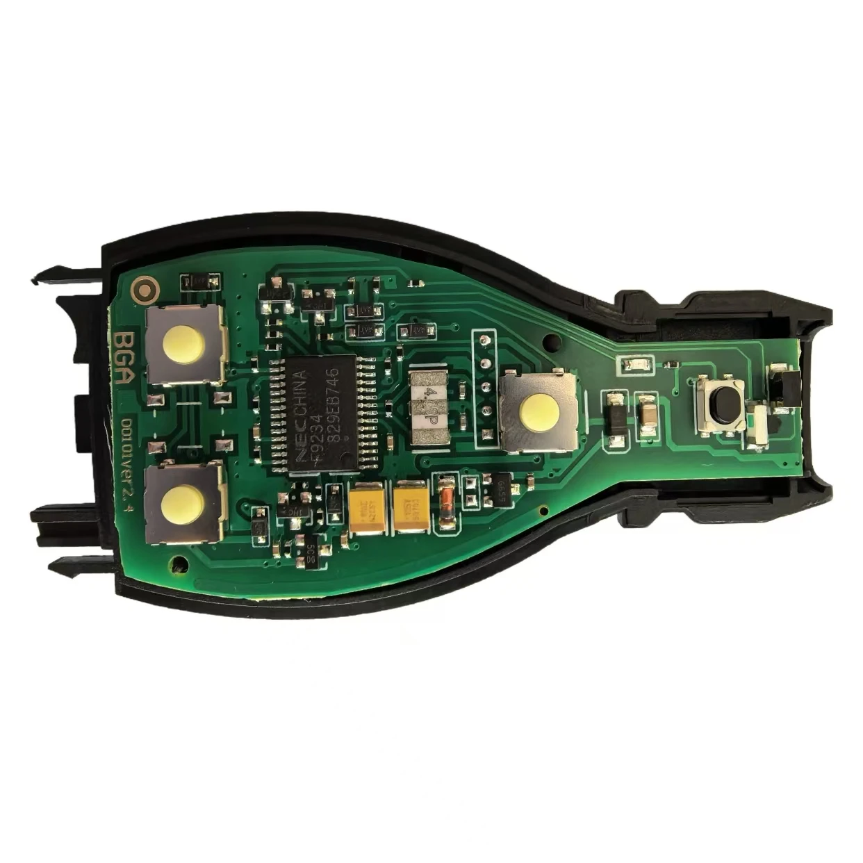Jingxin – clé NEC de Style BGA, 3/4 boutons, télécommande de voiture intelligente, 315/433MHz, pour MB Mercedes BENZ C E S 2, prend en charge le Fob NEC BGA d'origine
