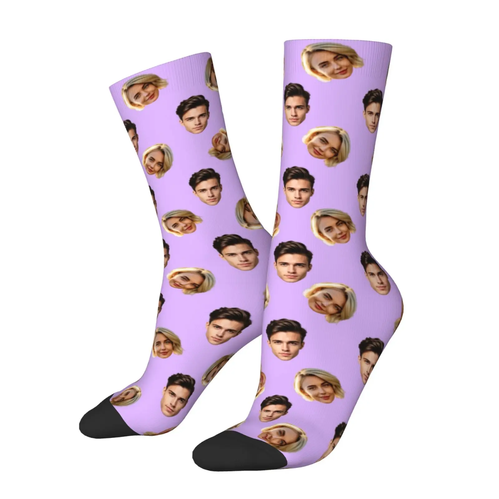 Custom avatar socks for men and women custom photo socks personalized picture socks photo socks personalized gifts view 3