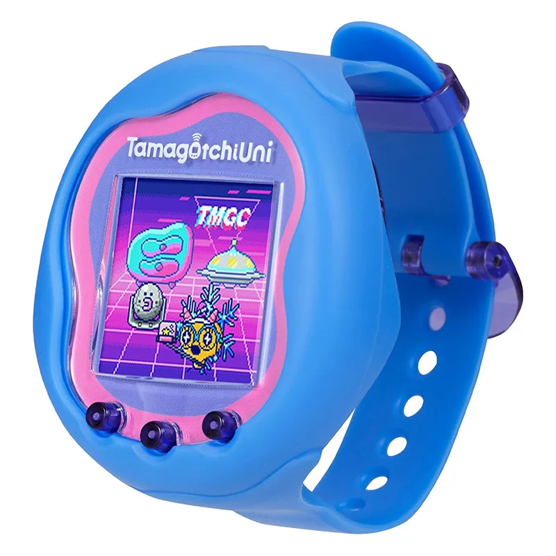 Tamagotchi-máquina electrónica Original, dispositivo con Wifi, Pix Pet, cumple con consola de redes, odómetro, función de pantalla a Color