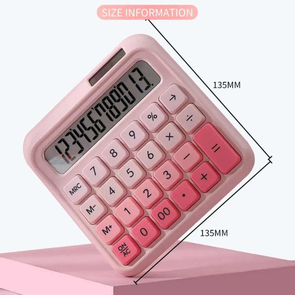 Multifunction Desktop Calculator LCD Display 12-Digit Math Calculator Desk Accessories School Office Supplies