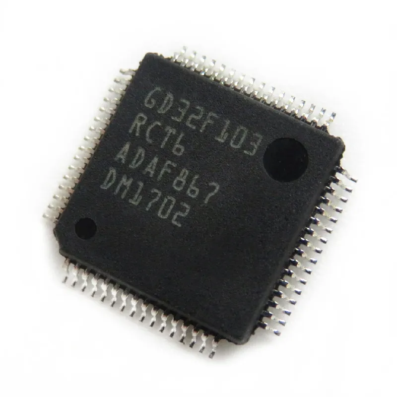 5PCS GD32F103RCT6 MST720C-LF STM8AH6189TAKIT PIC16F73-I/SP LPC11C24FBD48/301 RTL8201FL