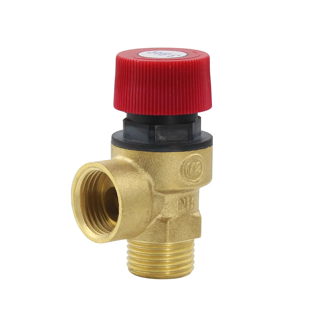 Water Heater Safety Valve for Central Air-conditioning, Gas, Boiler Safety Brass Safety Valve Spare Parts for Boilers