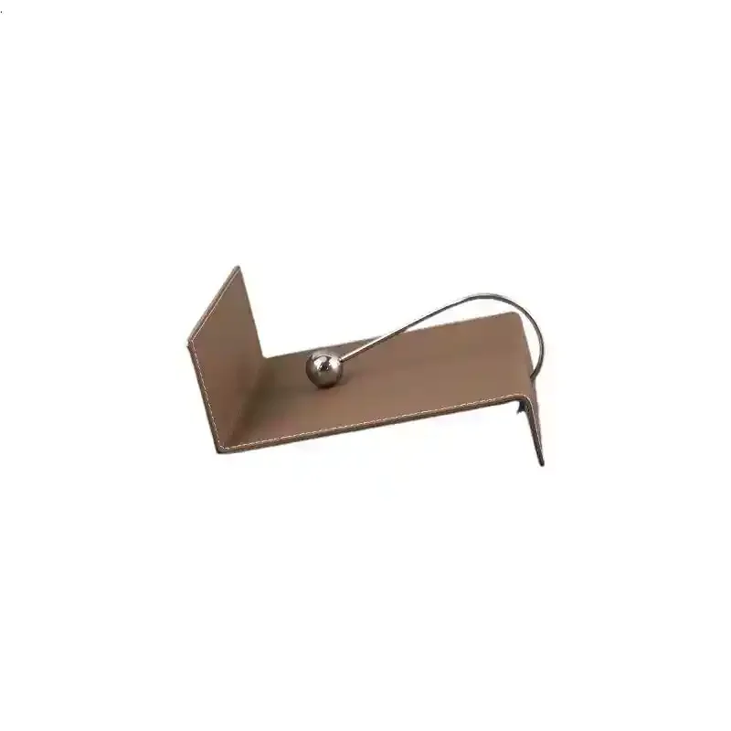 Minimalist Leather Fixed-point Tissue Holder Decoration, Hotel Home Decor, Restaurant Desktop Paper Holder Decoration