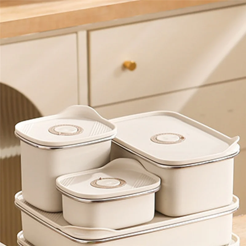 ABBN-Lunch Box Capable Of Bee Heated By Microwave Oven Sealed Crisper Lunch Box Capable Of Keeping Fresh In Refrigerator