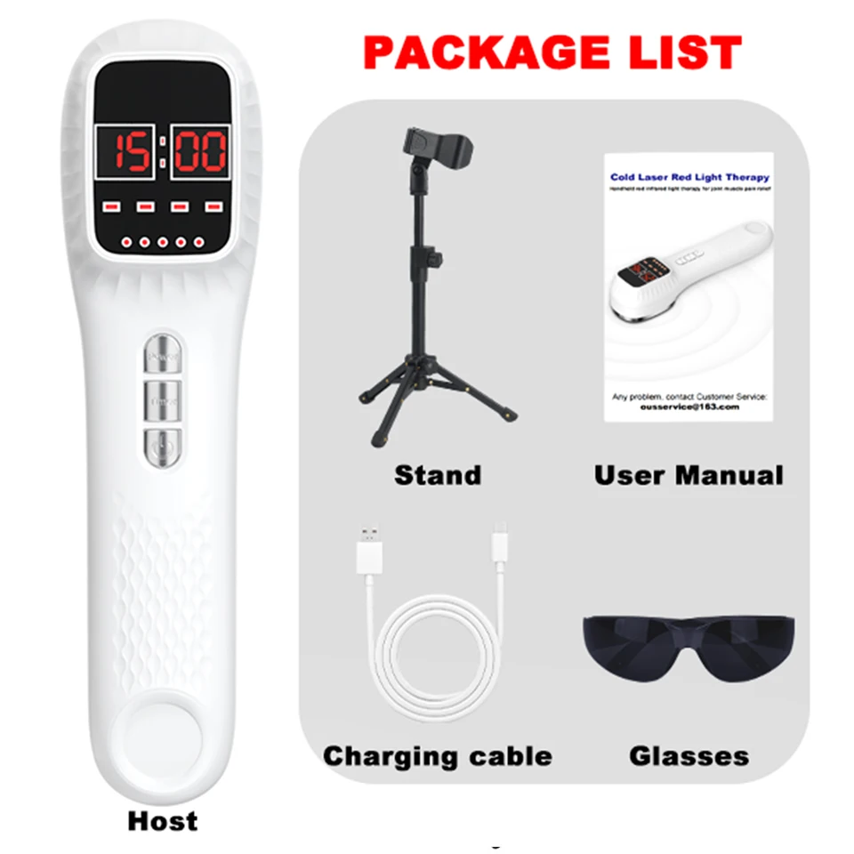 650nm + 808nm Handheld Gezicht Lichaam Rood Licht Infrarood Schoonheid Apparaat Huidverjonging Spiergewricht Lichaam Vermoeidheid Relief Gezondheidszorg