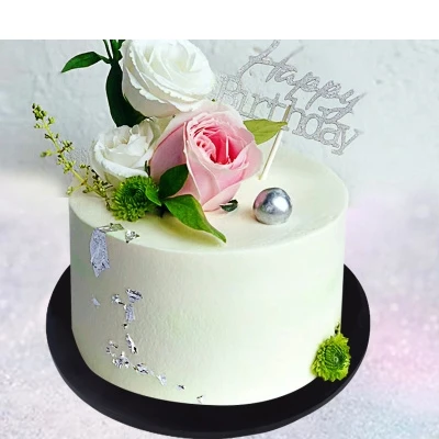 Cake model flower manual simulation Birthday Plastic Window Show Shooting props Wedding decoration