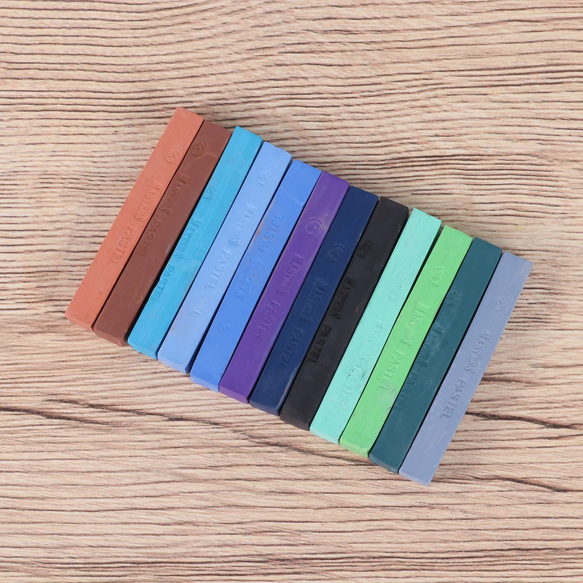 24Pcs Pastel Sticks Set Oil Based Chunky Chalks 24 Assorted Colors for DIY Art Projects Sketching Painting Graffiti Crafting