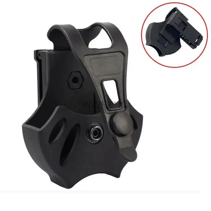Tactical Handcuff Holster Police Shackles Cover 360 Degree Rotation Waist Belt Clip Military Open Top Case Accessories