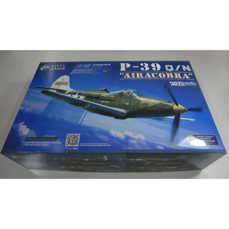 

KITTY HAWK KH32013 Масштаб 1/32, P-39 Q/N «c», комплект пластиковых моделей для сборки самолета