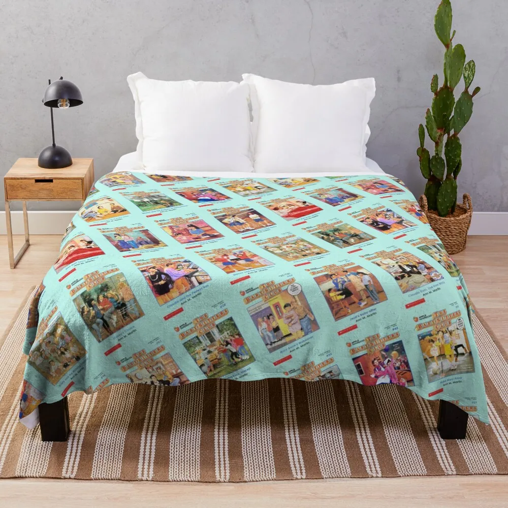

Say Hello to Your Friends Throw Blanket Decorative Sofa Flannel bed plaid Stuffeds Blankets