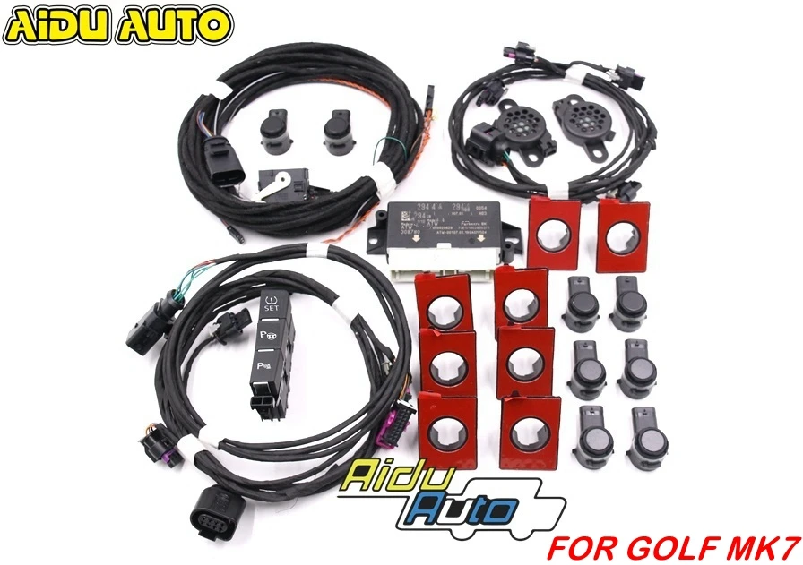 USE FOR VW Golf 7 MK7.5 VII Front and Rear 8K OPS Parking Pilot UPGRADE KIT