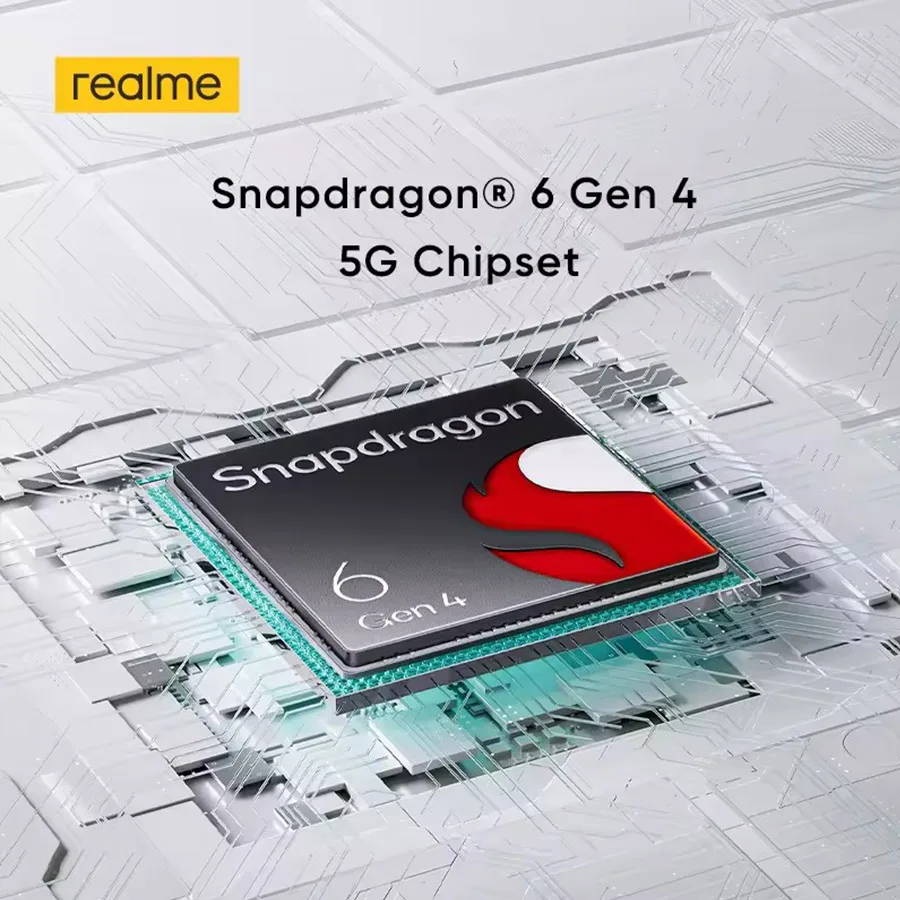 هاتف ذكي Realme P3 5G معالج Snapdragon 6 Gen 4 5G بطارية 6000 مللي أمبير في الساعة شاشة AMOLED 6.67 بوصة 120 هرتز شحن 45 وات