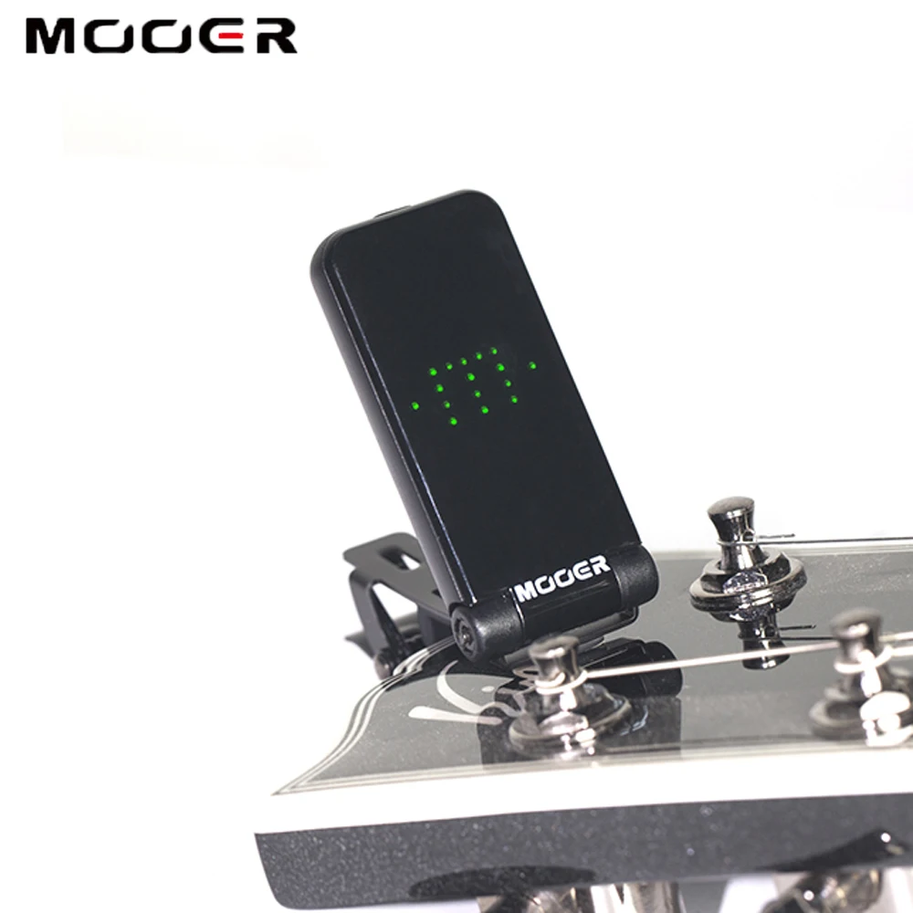 Mooer Bass Violin 360 Degree Rotatable Ct-01 Guitar Tuner Rotatable Clip-On Tuner Lcd Display for for Electric Guitar Accessori