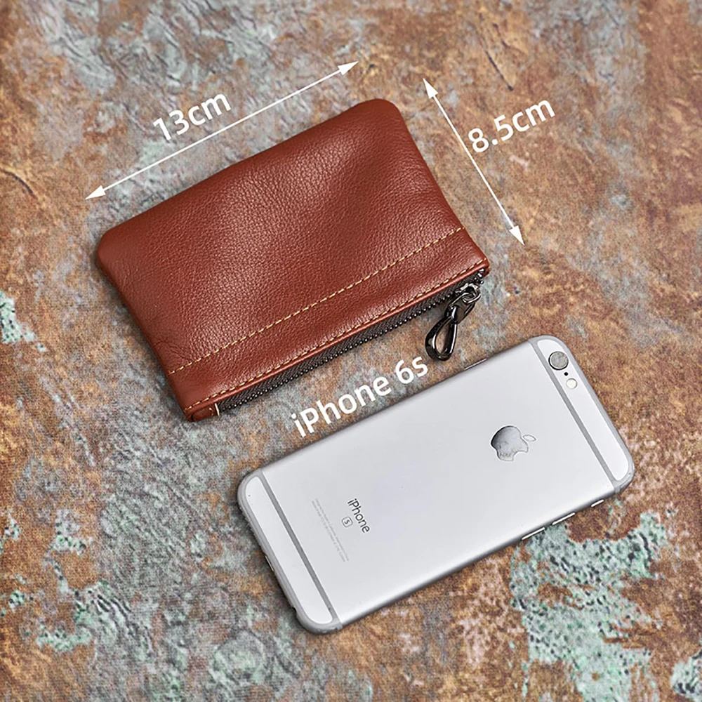 Zipper Coin Purse, Portable Mini Card Holder, Multi-color Wallet for Coins, Vintage Style for Daily Outfits