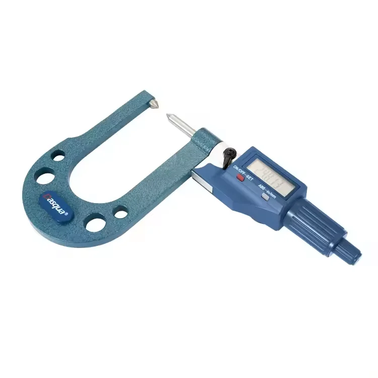 Dasqua 7-32mm Digital Disk Brake Micrometer 0.001 Resolution 18-43mm Electronic Disc Brake Micrometer