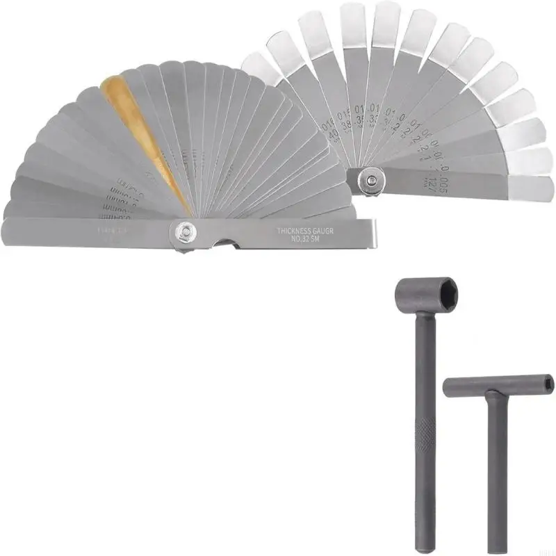 

Advanced Measurement Adjustment Equipment For Motorcycle Engine Including Standard And Alternative Feeler Devices H9EE