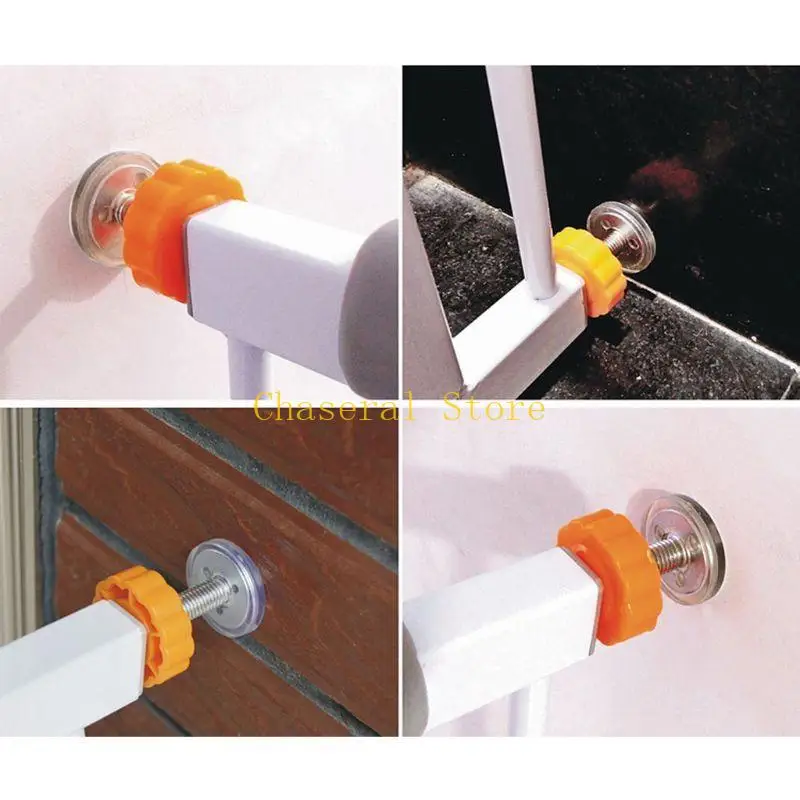E7CE 4 PCS Baby Gate Adapter Walk Thru Gate Gate Rods Rods Presactory Presactor