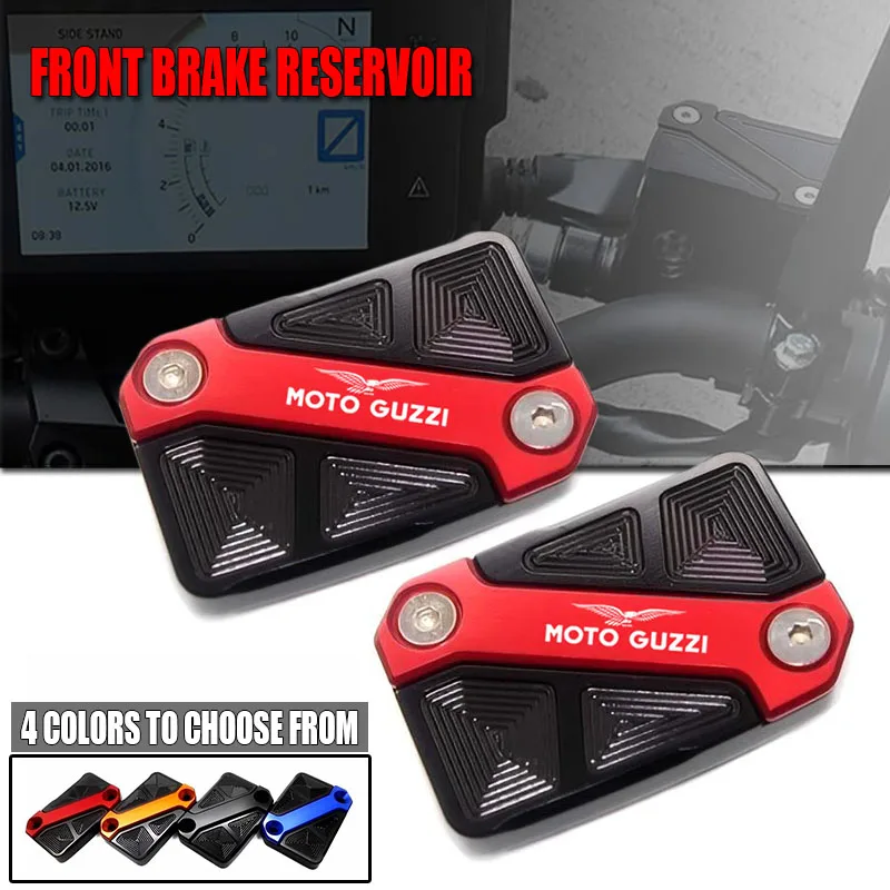 Motorcycle Front Brake Reservoir Cover For MOTO GUZZI V7 Racer Classic/Stornello V9 BOBBER 850 ROAMER Oil Pump Cap Accessories