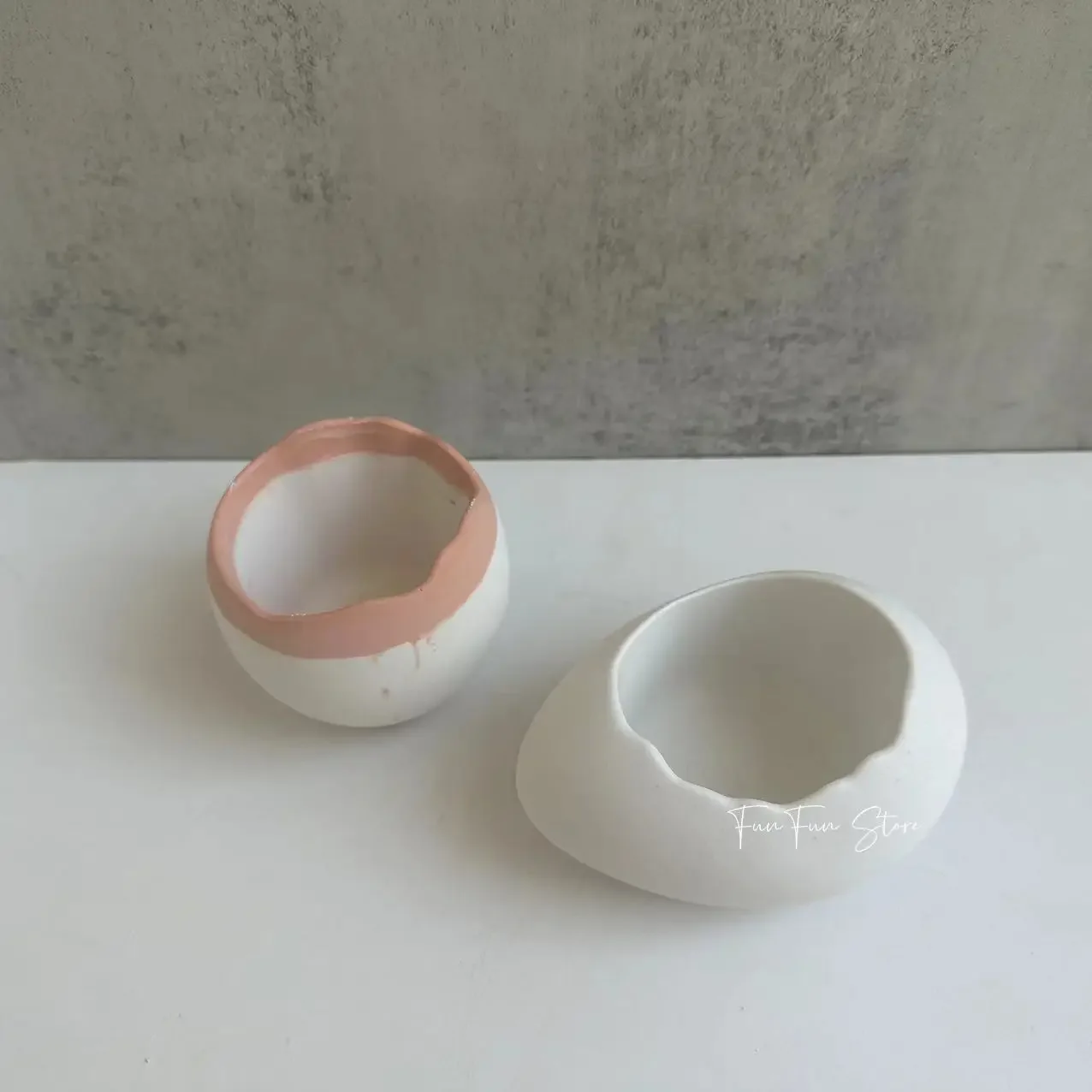 Egg Shaped Candlestick Silicone Mold DIY Storage Box Epoxy Resin Succulent Plant Flowerpot Concrete Cement Plaster Easter Mold