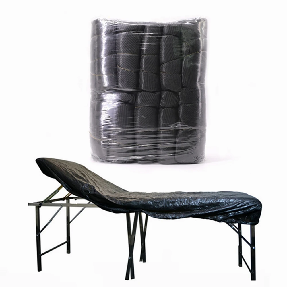 Plastic Tattoo Bed Chair Covers Black CPE Dental Dustproof Disposable Sheets Studio Accessories Massage Mattress Supplies