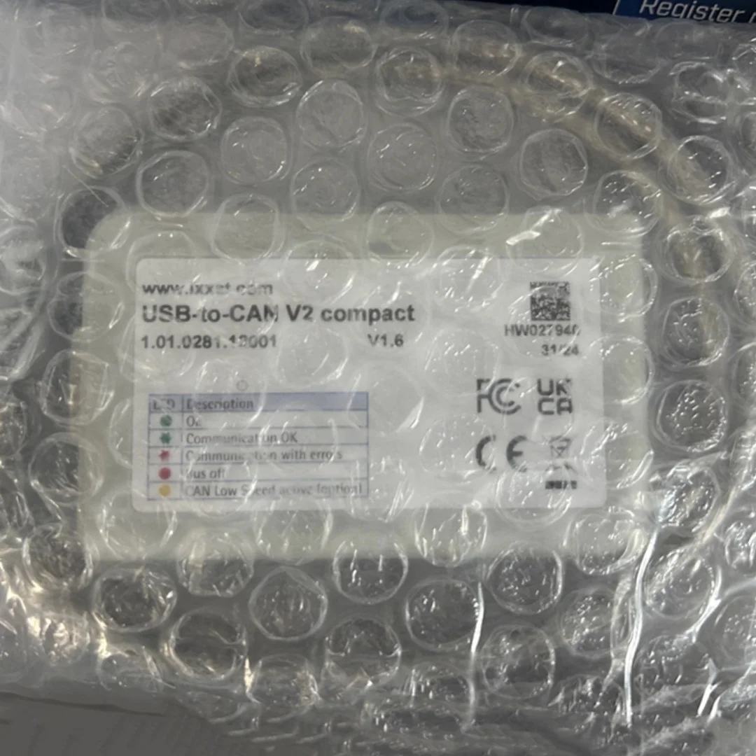 1.01.0281.12001 IXXAT USB-CAN V2 1XCAN DSUB ISOL NEW AND ORIIGNAL