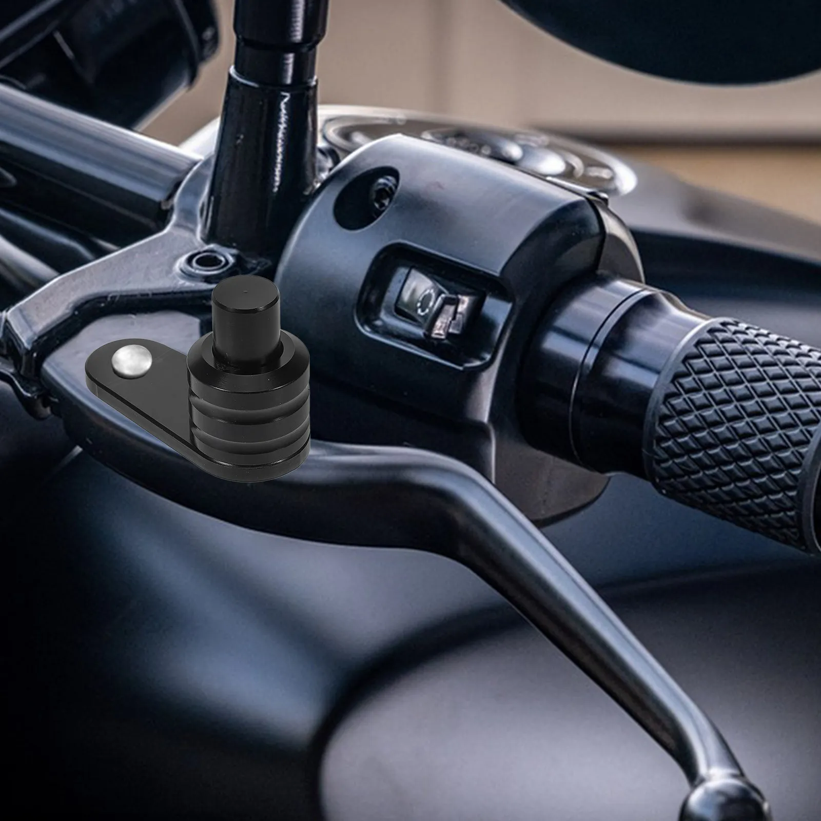 

Motorcycle Brake Lever Lock Ergonomic Noise-Free Horn Switch Slope Parking Security Handlebar Lock Grip for Motorcycles Electric