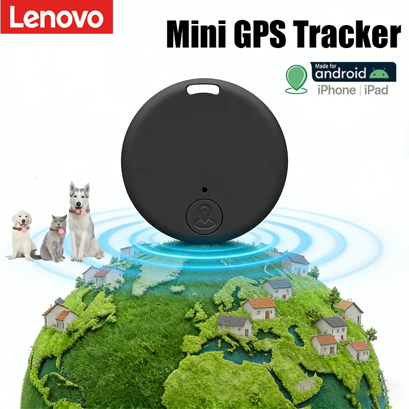 

Lenovo Children Elderly Anti-Lost Device GPS Bluetooth5.0 Tracker Pet Key Bags Car Tracking Locator Smart Finder For IOS Android