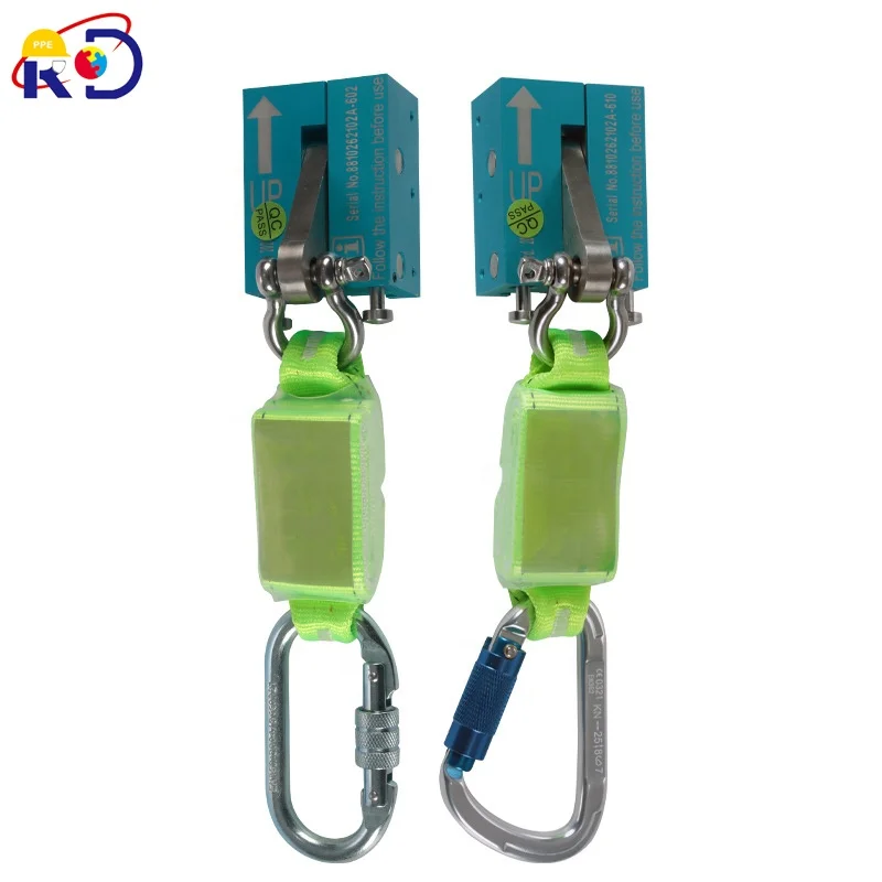 Anti-falling Wind Power Sliding Block Outer Rail Fall Arrester for High-altitude Operation