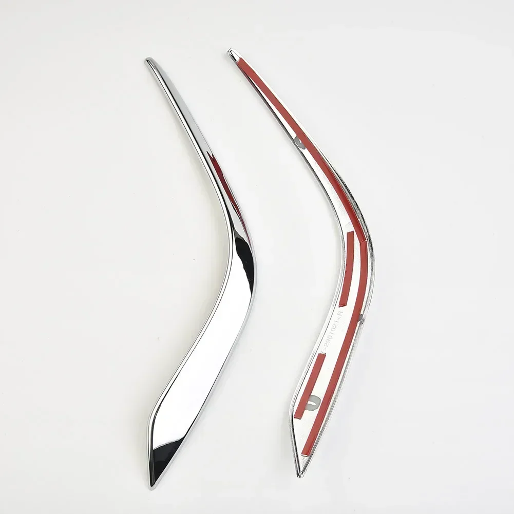 Chrome Front Fog Light Lamp Eyelid Eyebrow Foglight Ring Molding Cover Kit Trim Accessories For Mazda 6 Atenza Gj 2014-2016