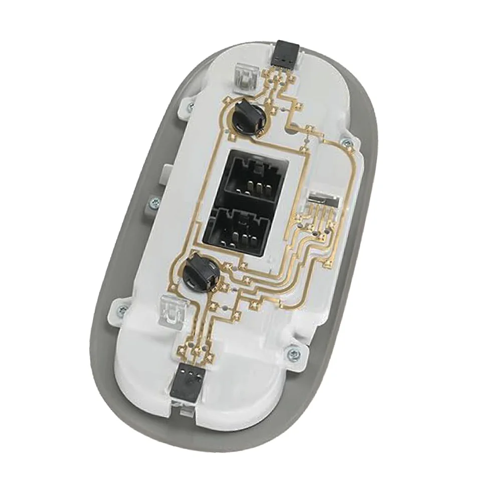 Overhead Console With LED Dome Map Light Sunroof Switch For Ford For F150 04-08 Gray Plastic Car Accessories