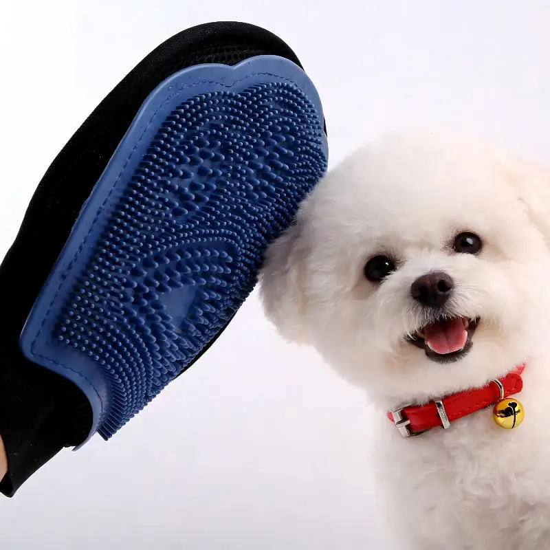 * Upgraded Pet Hair Removal Glove For Dogs & Cats, Electrostatic Five-Finger Hair Remover For Furniture, Couch, Carpet, Clothing