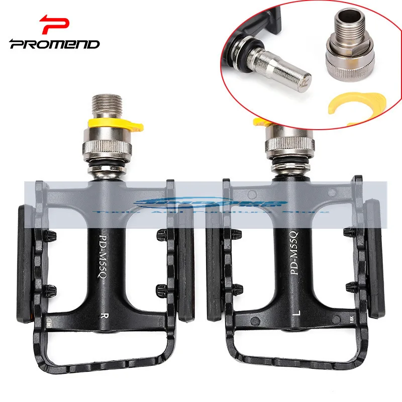 

New PROMEND bicycle pedal quick-release aluminum alloy bearing Bearing mountain bike folding pedal plate