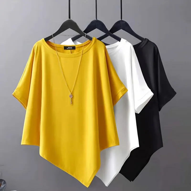 

Women T-shirt Short sleeve tshirt for woman O-NECK Solid Color Women's Top Spring Summer Modal Shirt for womens