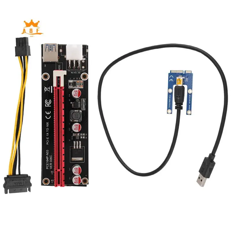 

A08E-Mini Pcie To PCI Express 16X Riser Для ноутбука Внешняя видеокарта EXP GDC BTC Miner Mpcie To PCI-E Slot Mining Card