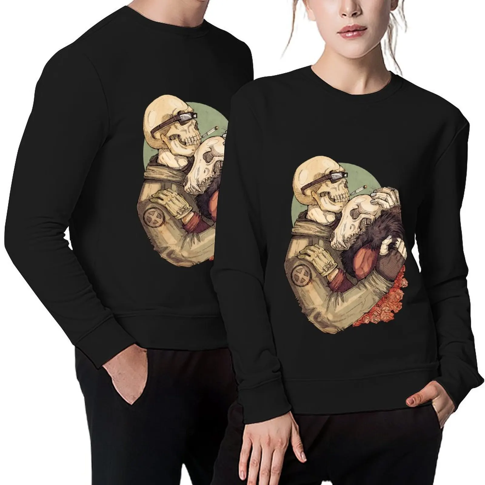 

Weird Love Pullover autumn jacket men clothes for men aesthetic clothing tracksuit graphic sweatshirts