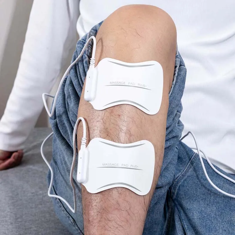 Professional 4 Channel EMS TENS Physical Therapy Machine Wireless Remote Control Built-In Battery For Pain Relief Muscle