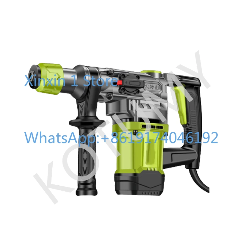 220V Four Pit Collet 3Function Electric Hammer/Pick/Drill Punching Through Walls Decorating Slotting Impact Concrete Power Tools