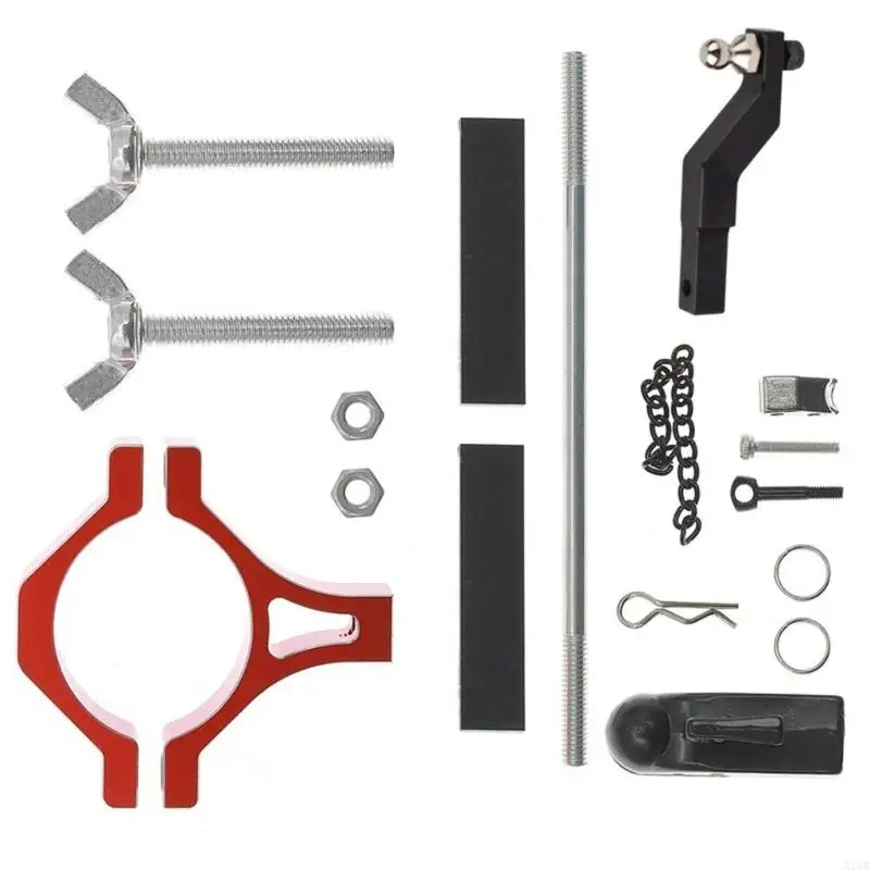  Heavy Duty Model Car Linker Heavy Duty Aluminum Alloy Quick Detach Hookless Trailer Accessory
