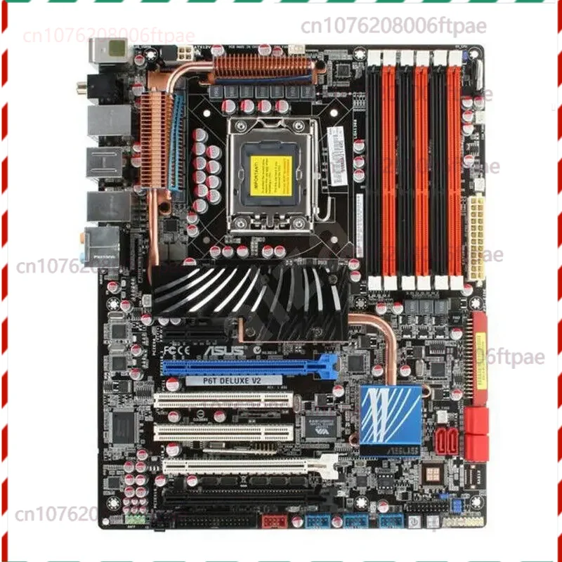 اللوحة الأم ASUS P6T Deluxe V2 X58 DDR3 LGA1366 ATX تم اختبارها بشكل جيد