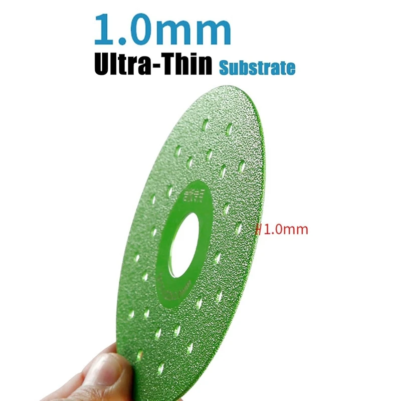 2025 New Diamond Chamfered Saw Blades For Cutting And Grinding Tile And Marble, 4 Inch Glass Cutting Disc 1Mm (6PCS)